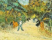 Vincent Van Gogh Entrance to the Public Park in Arles Sweden oil painting artist